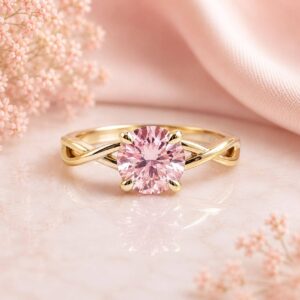 Anillo Florencia moissanita 1.0ct con certificado GRA