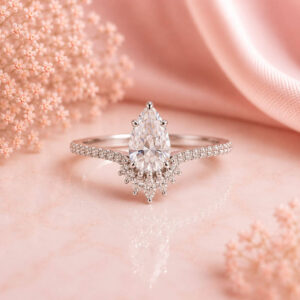 Anillo Artemisa moissanita rose cut 1.5ct con certificado GRA
