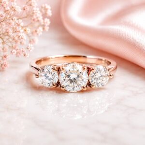 Anillo Triana moissanita 1.4ct con certificado GRA