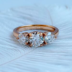 Anillo Triana moissanita 1.4ct con certificado GRA