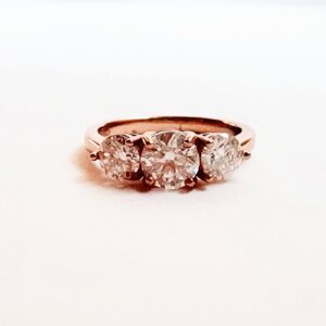 Anillo Triana moissanita 1.4ct con certificado GRA