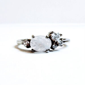 Anillo Luna Platinado