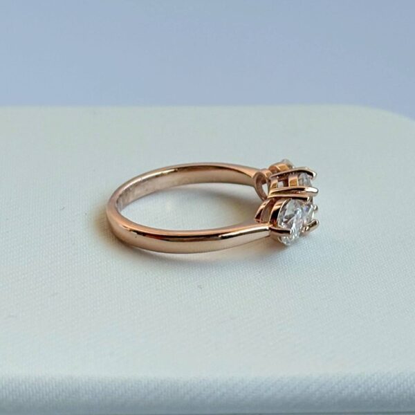 Anillo Triana 10k Moissanita 1.4ct Con Certificado GRA - Image 4