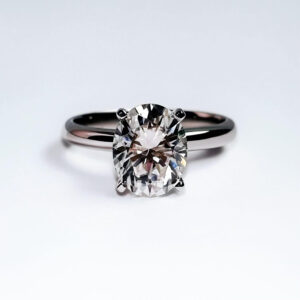 Anillo Ophelia Moissanita Oval 3.0CT Con Certificado GRA