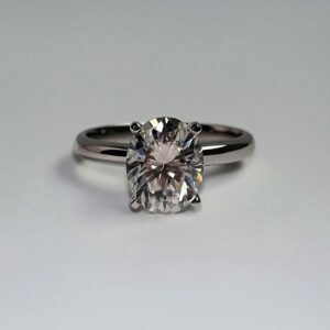 Anillo Ophelia Moissanita Oval 3.0CT Con Certificado GRA