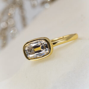 Anillo Zendaya Moisanita OMC 2.0CT Con Certificado GRA